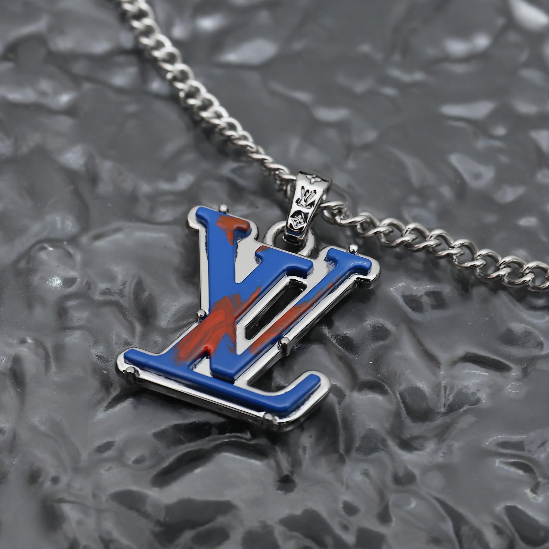 Louis Vuitton Monogram Chain Pendant - FashionPlug