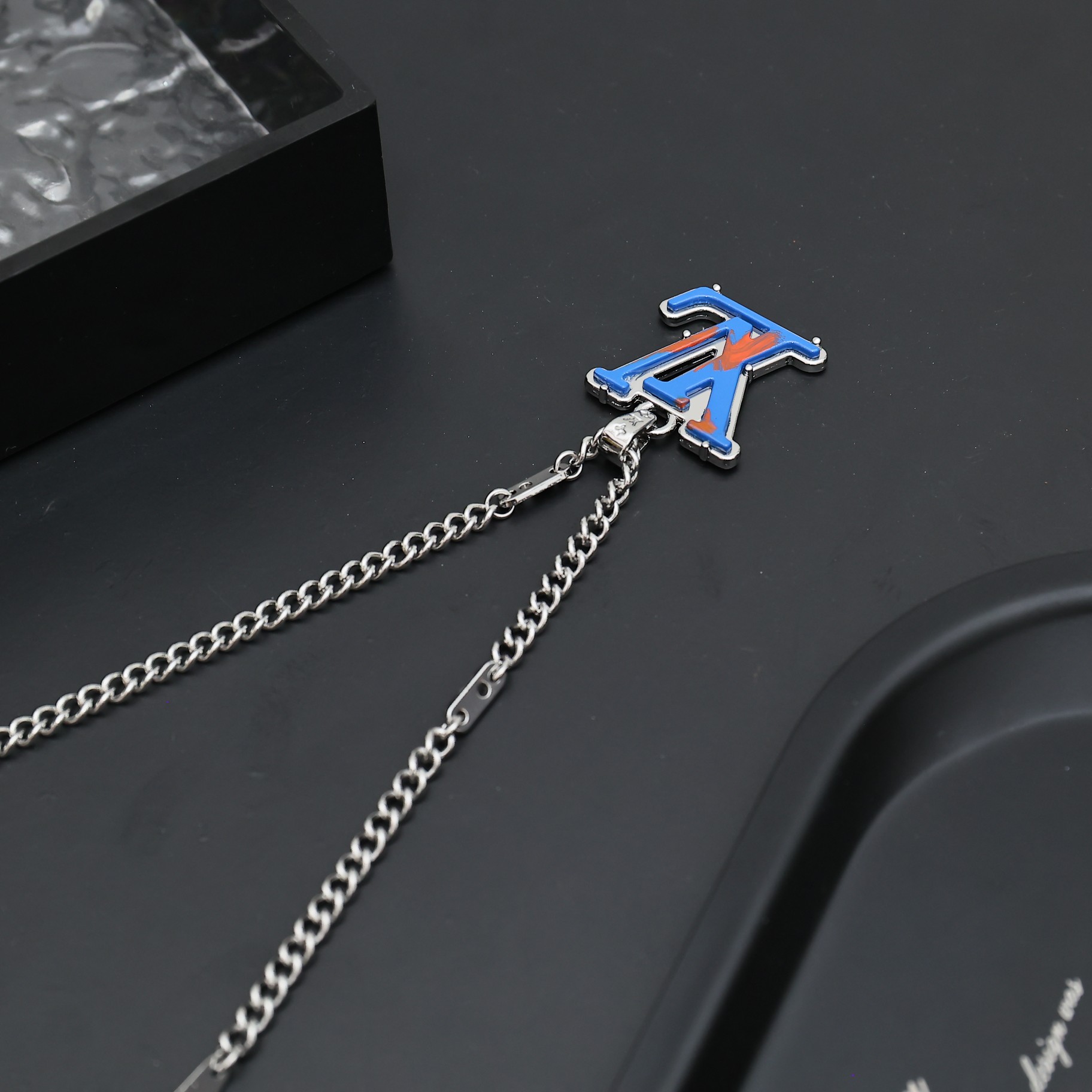 Louis Vuitton Monogram Chain Pendant - FashionPlug