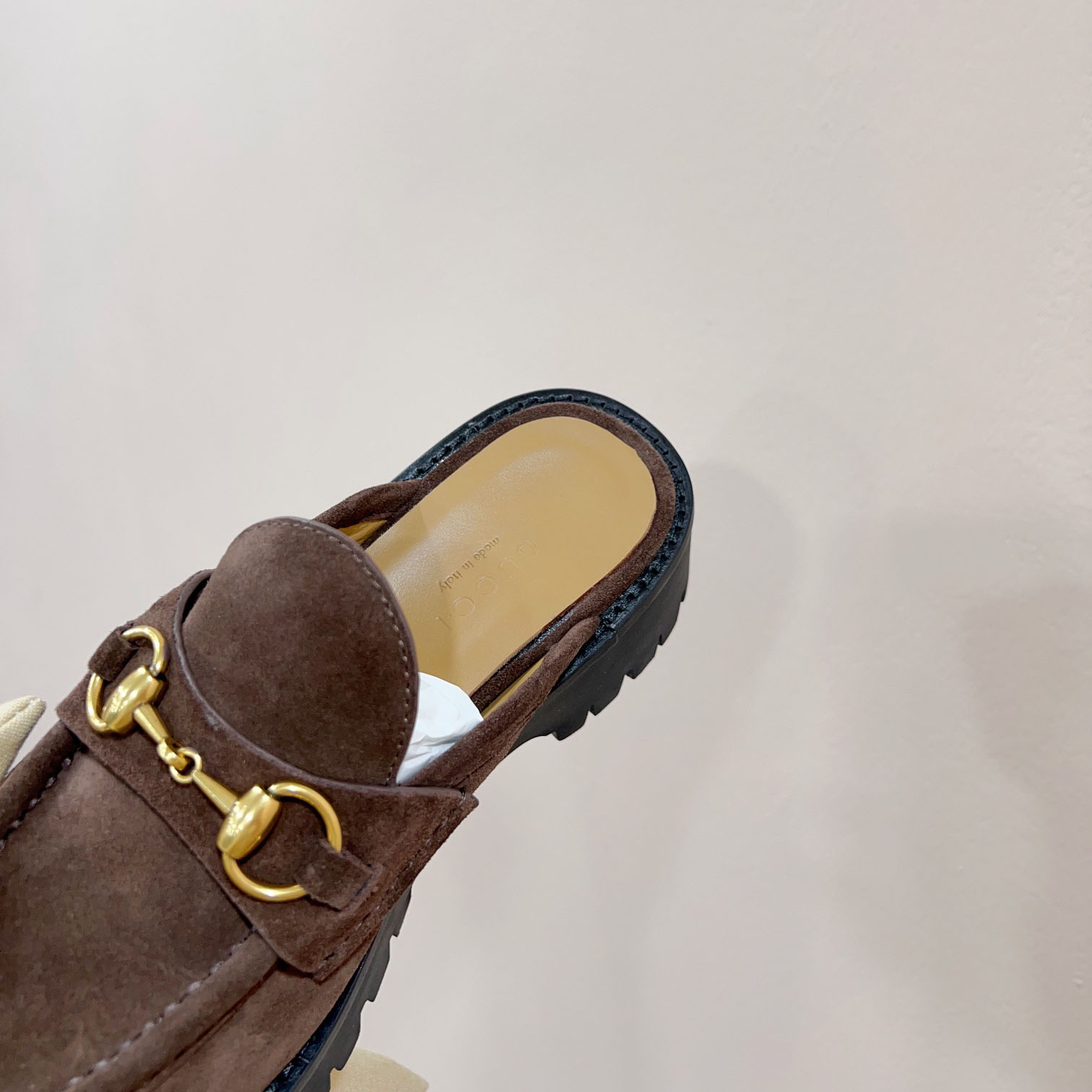 Gucci Women's Mule With Horsebit - FashionPlug