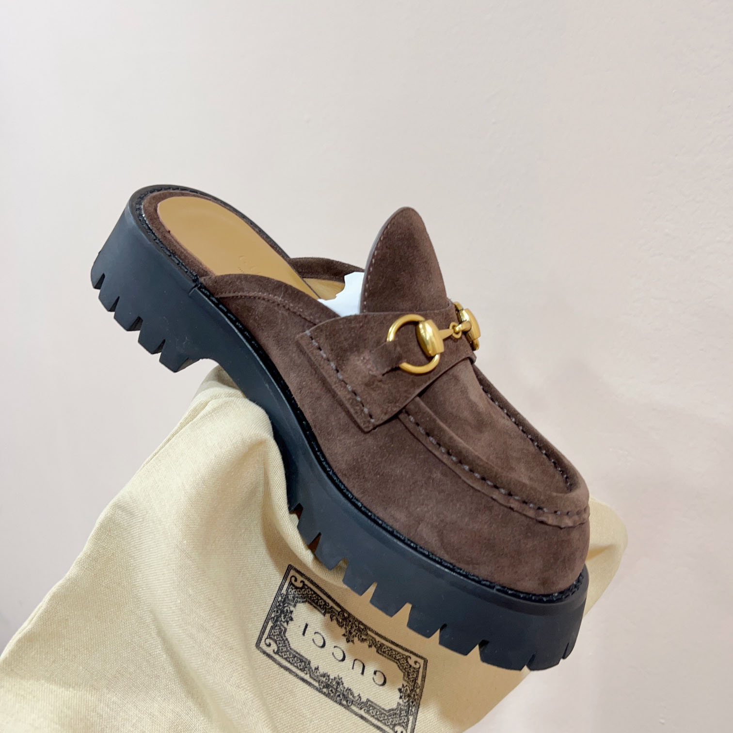 Gucci Women's Mule With Horsebit - FashionPlug