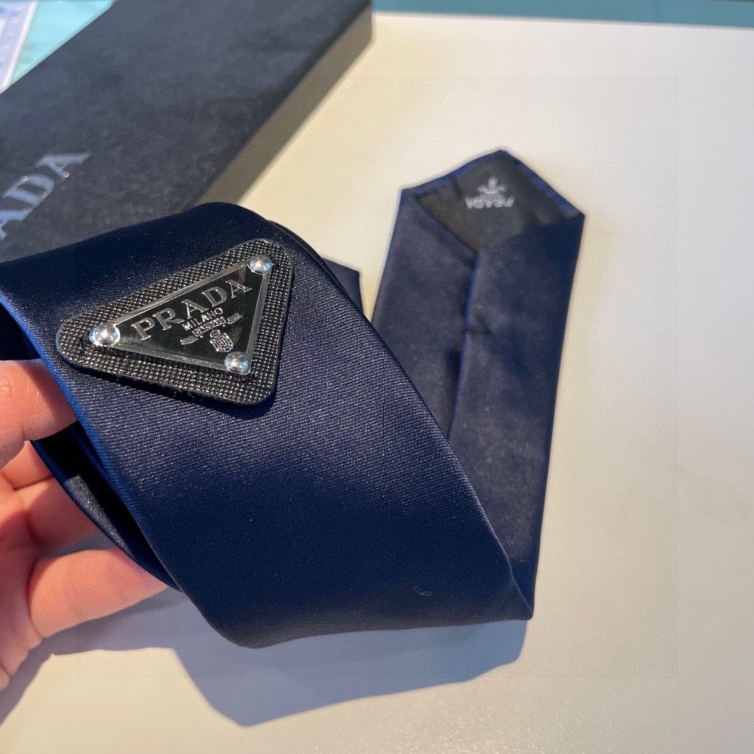 Prada Prada Logo Tie - FashionPlug