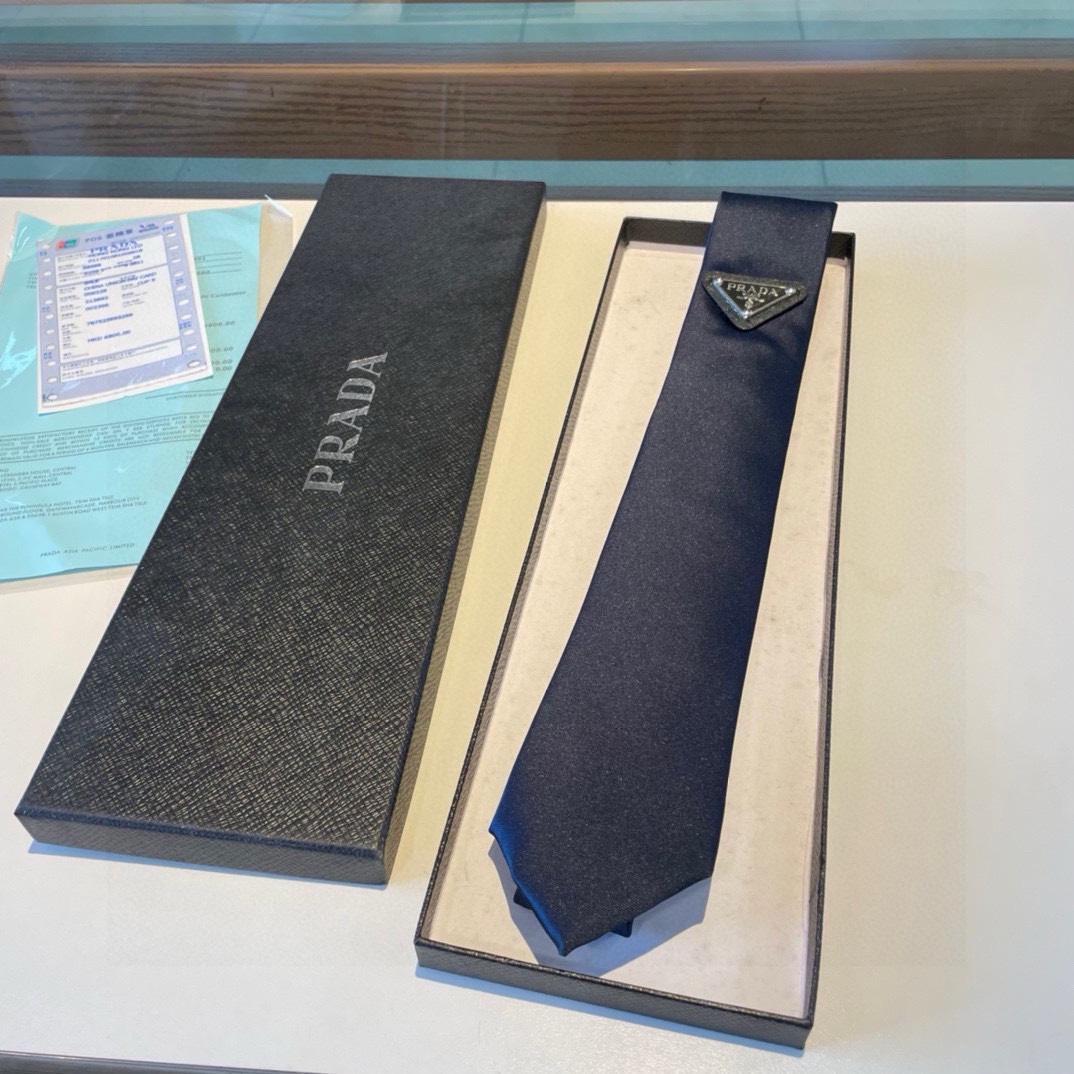 Prada Prada Logo Tie - FashionPlug