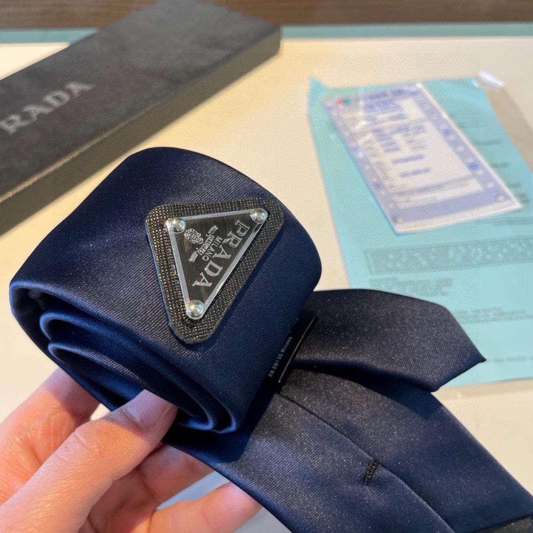 Prada Prada Logo Tie - FashionPlug