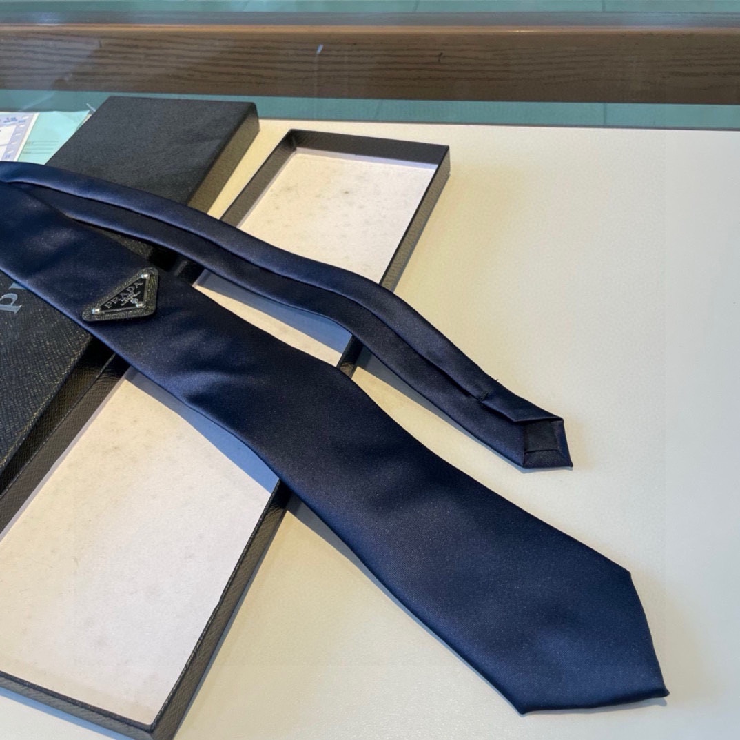 Prada Prada Logo Tie - FashionPlug