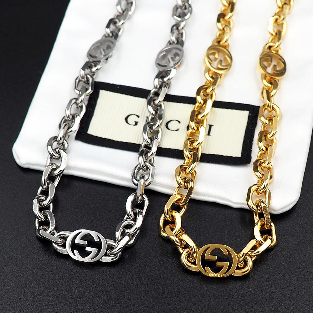 Gucci Interlocking Necklace - FashionPlug
