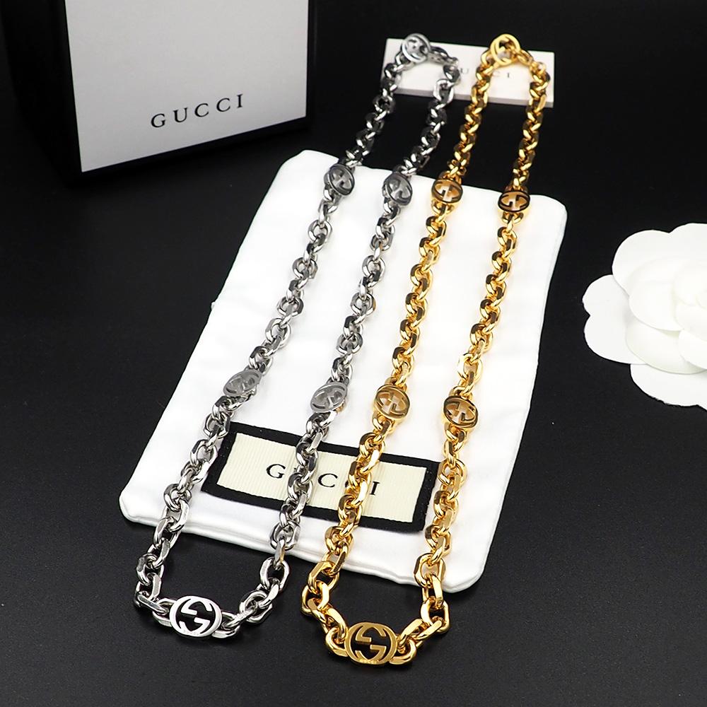 Gucci Interlocking Necklace - FashionPlug