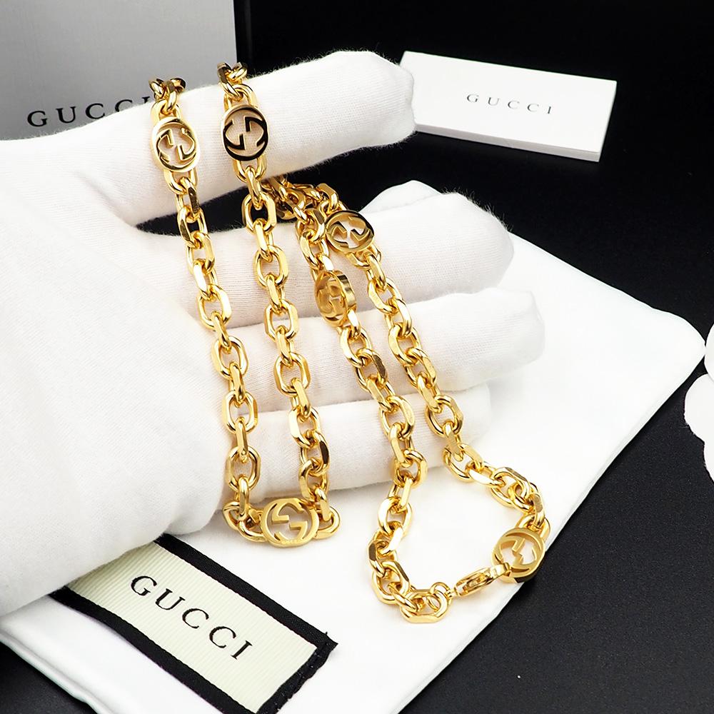 Gucci Interlocking Necklace - FashionPlug