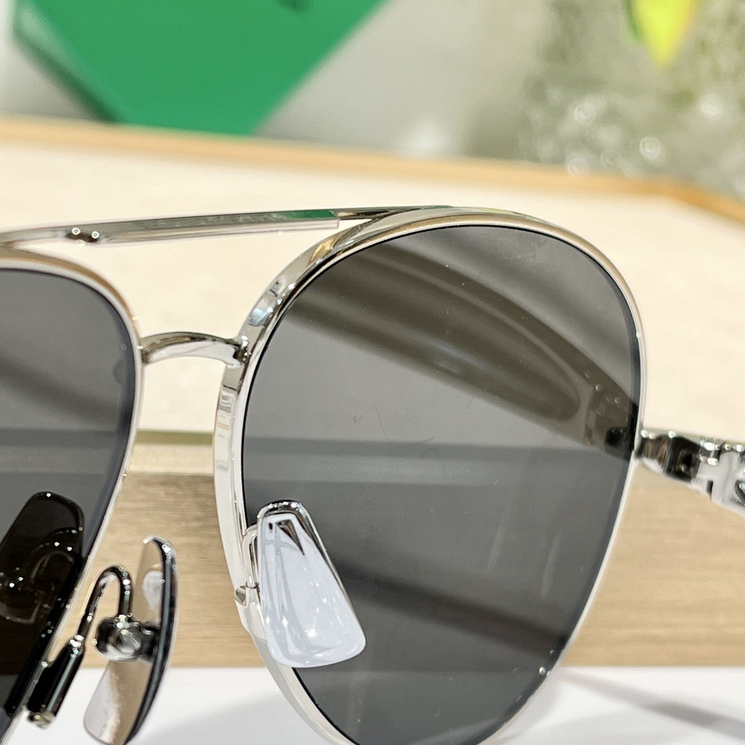 Bottega Veneta Sardine Aviator Sunglasses   BV1305S - FashionPlug