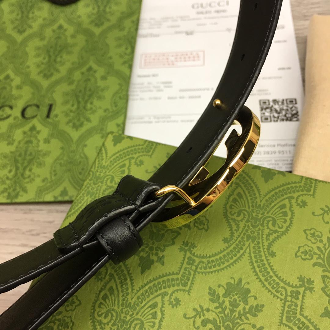 Gucci Leather Belt  40mm - FashionPlug