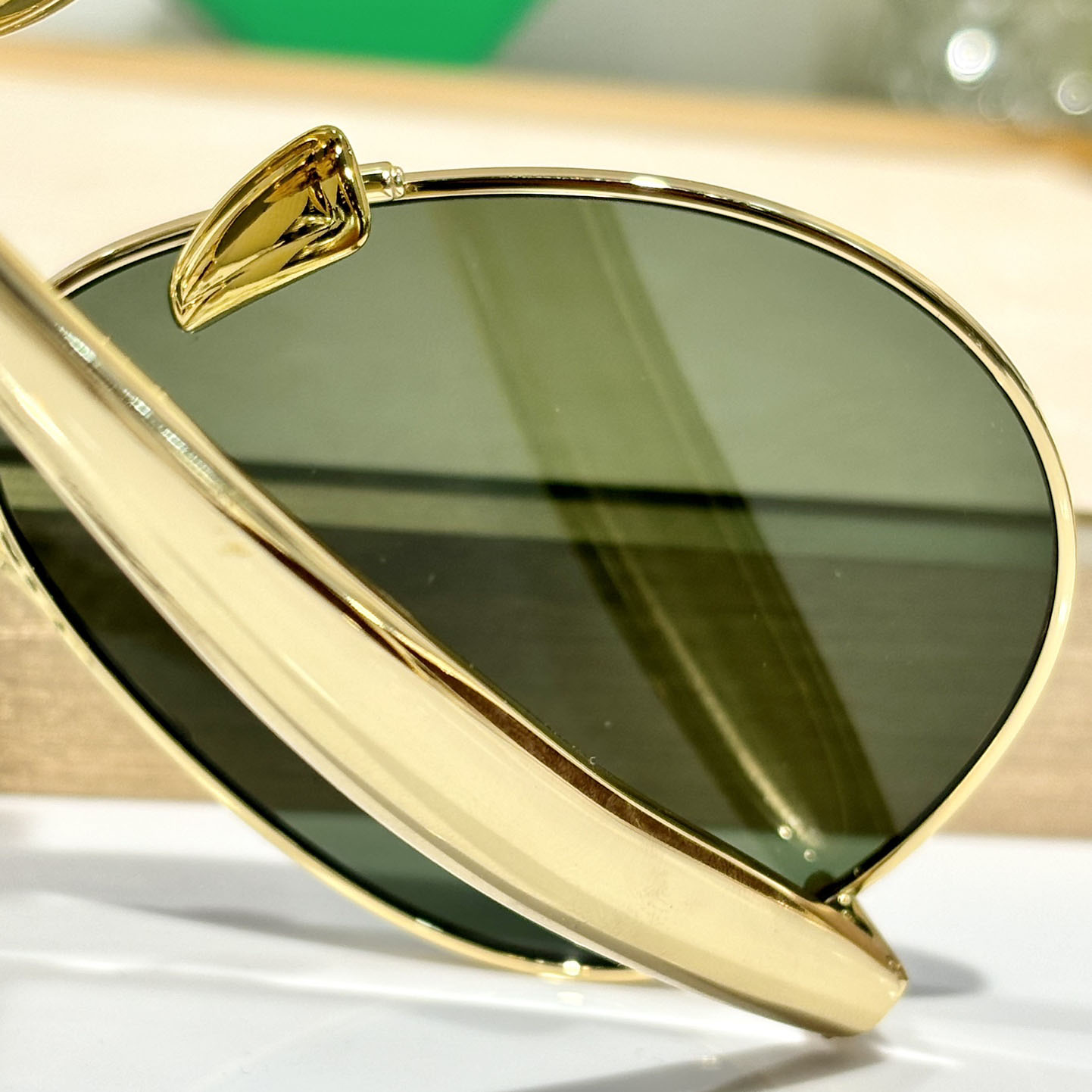 Bottega Veneta Sardine Aviator Sunglasses   BV1305S - FashionPlug