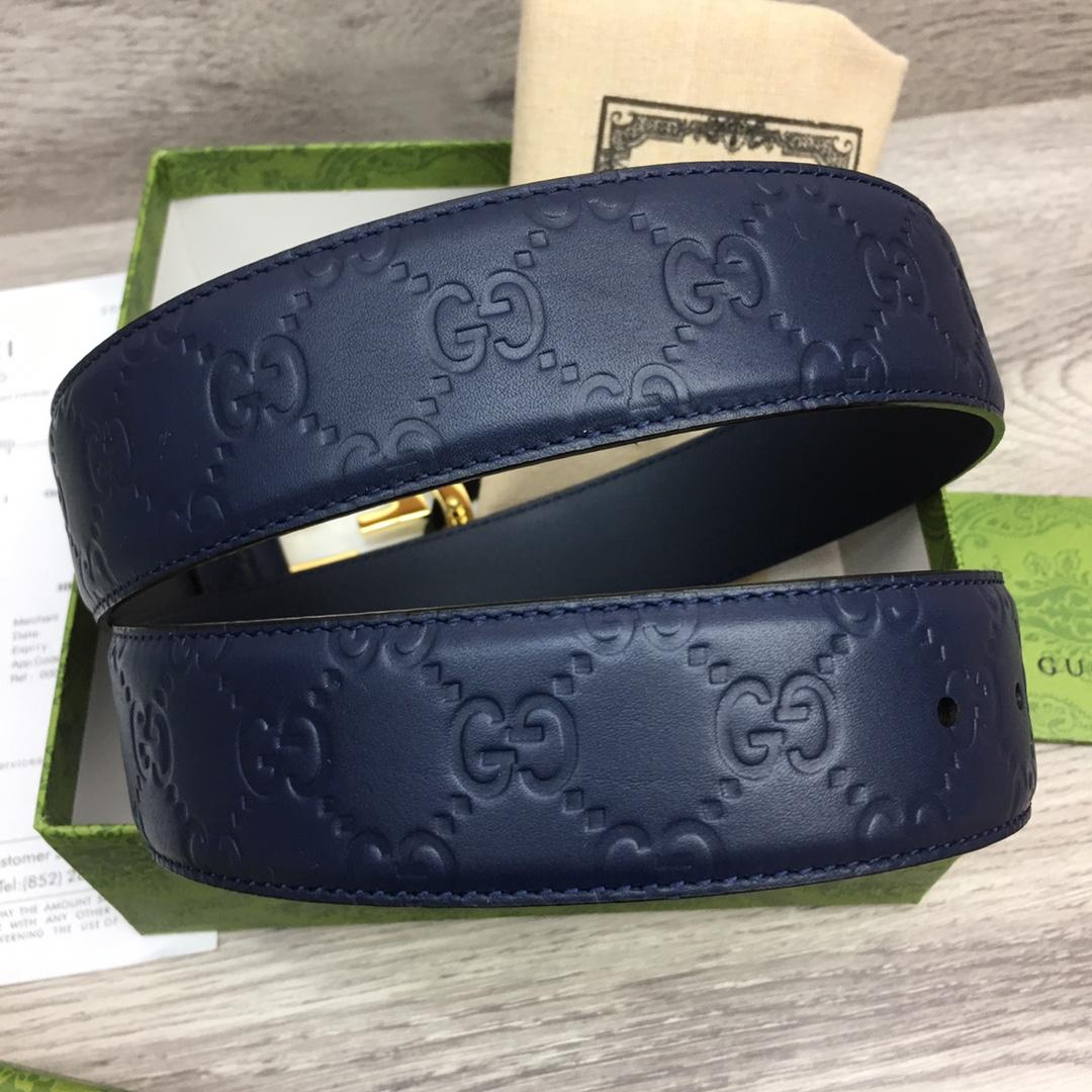 Gucci Leather Belt  40mm - FashionPlug