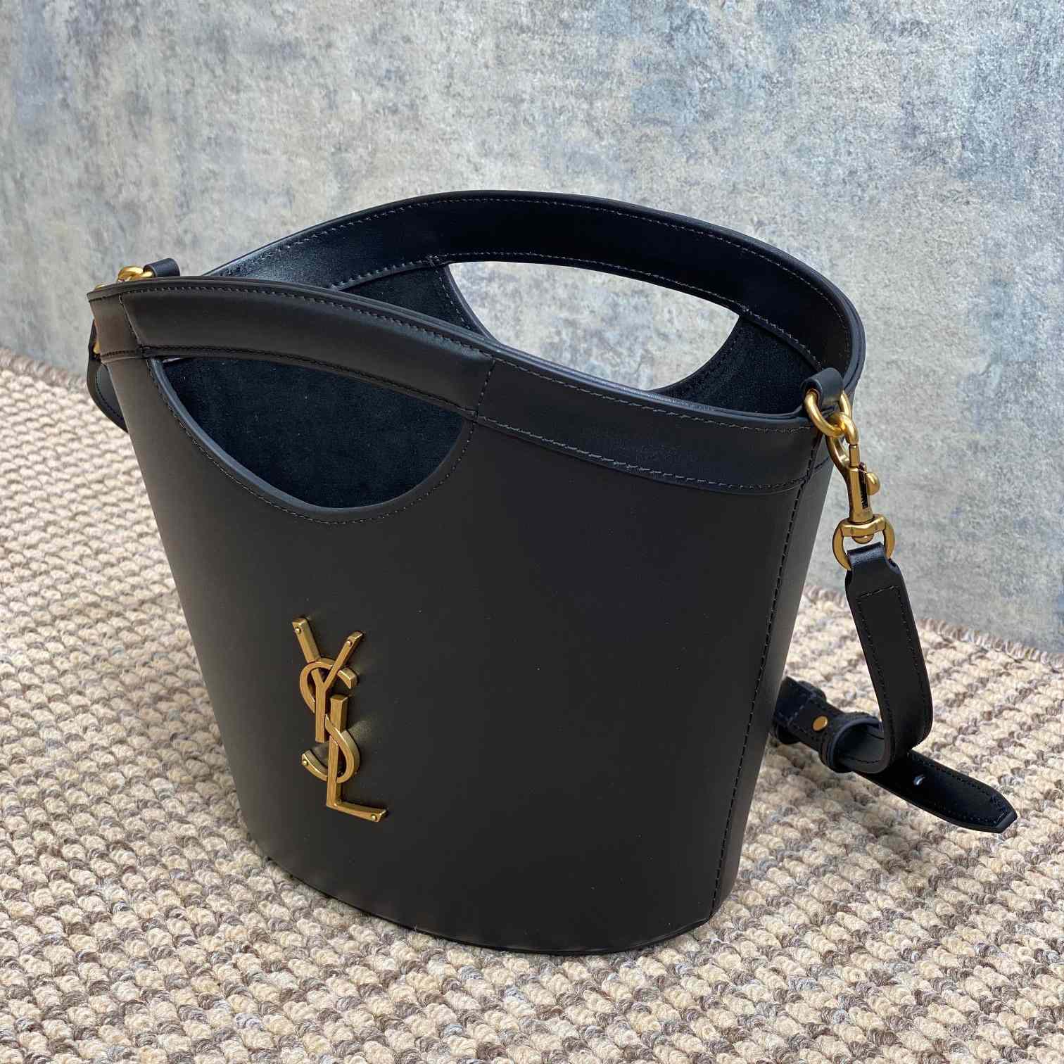 Saint Laurent Celia Mini Tote In Smooth Leather - FashionPlug