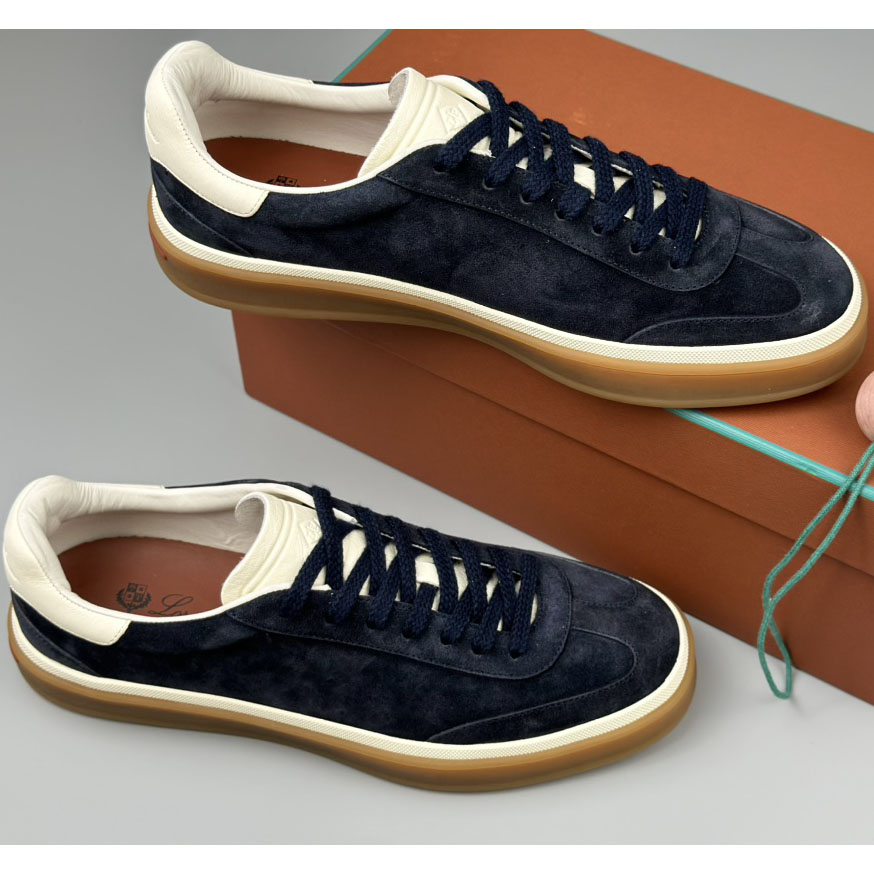 Loro Piana Low-top Lace-up Sneakers - FashionPlug