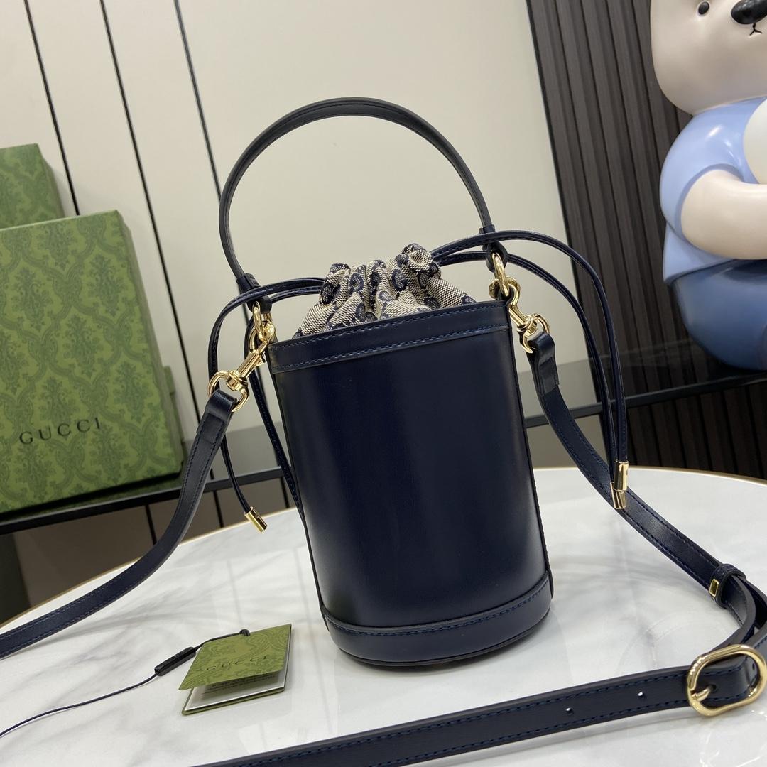 Gucci Ophidia Mini Bucket Bag  (11.5x23x8cm) - FashionPlug