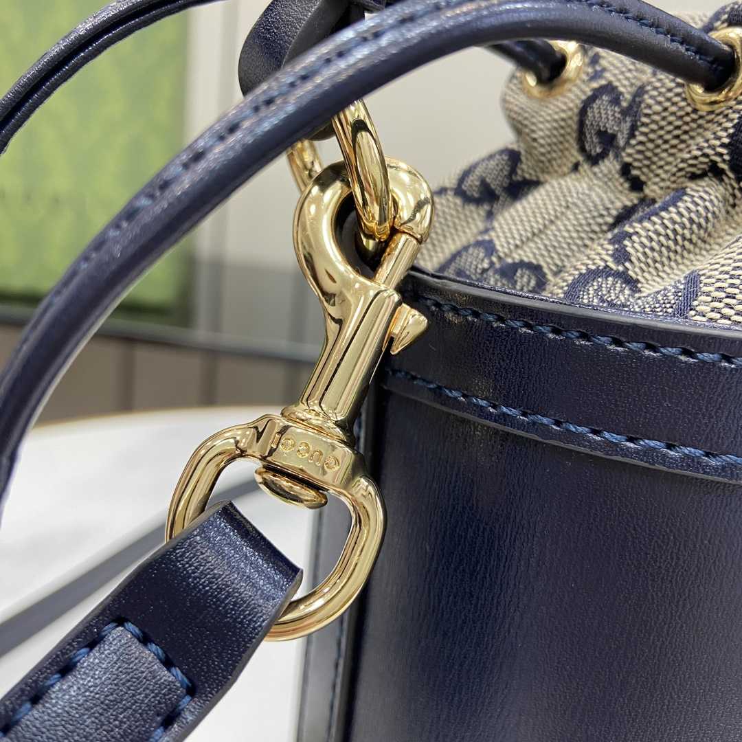 Gucci Ophidia Mini Bucket Bag  (11.5x23x8cm) - FashionPlug