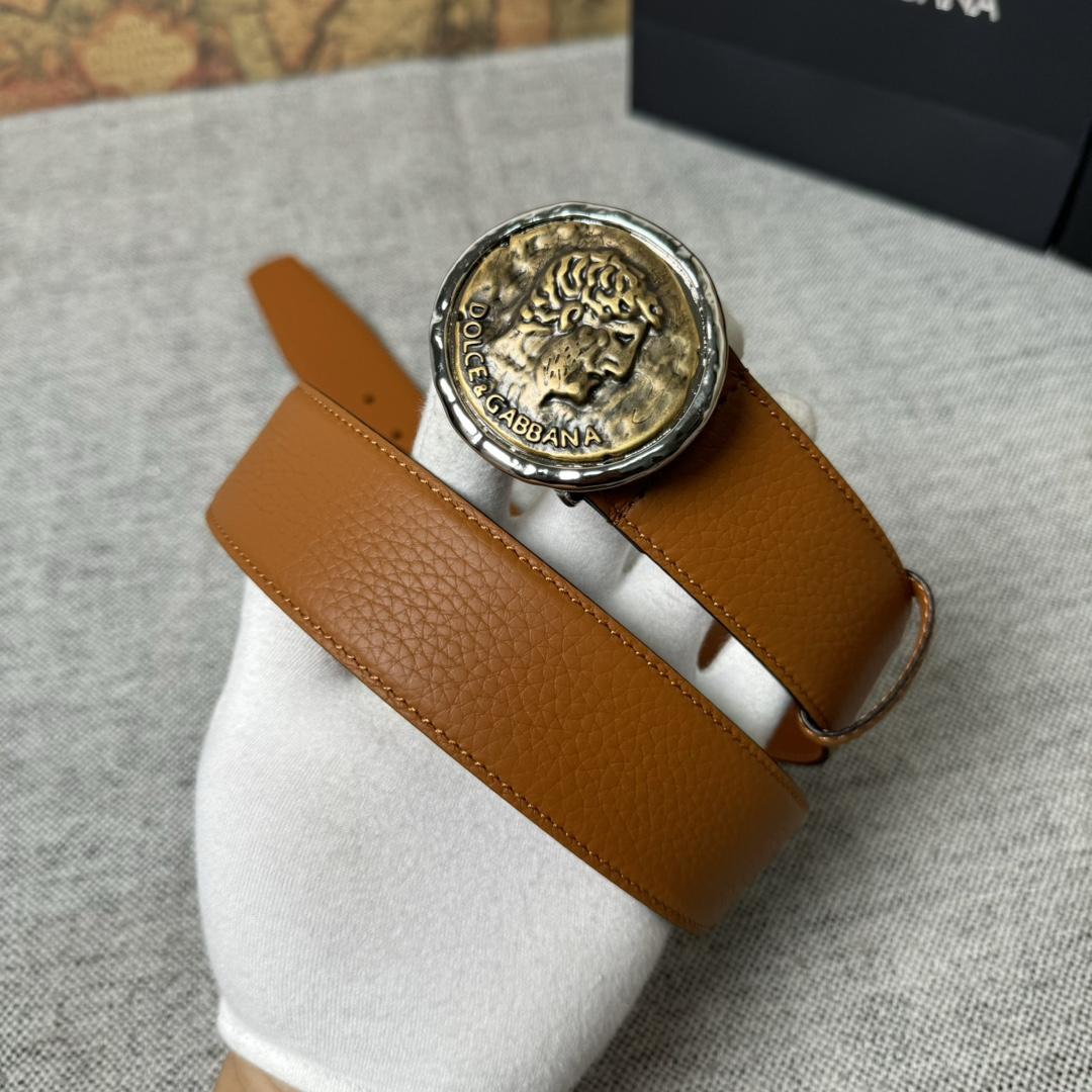 Dolce & Gabbana Leather Belt  - FashionPlug
