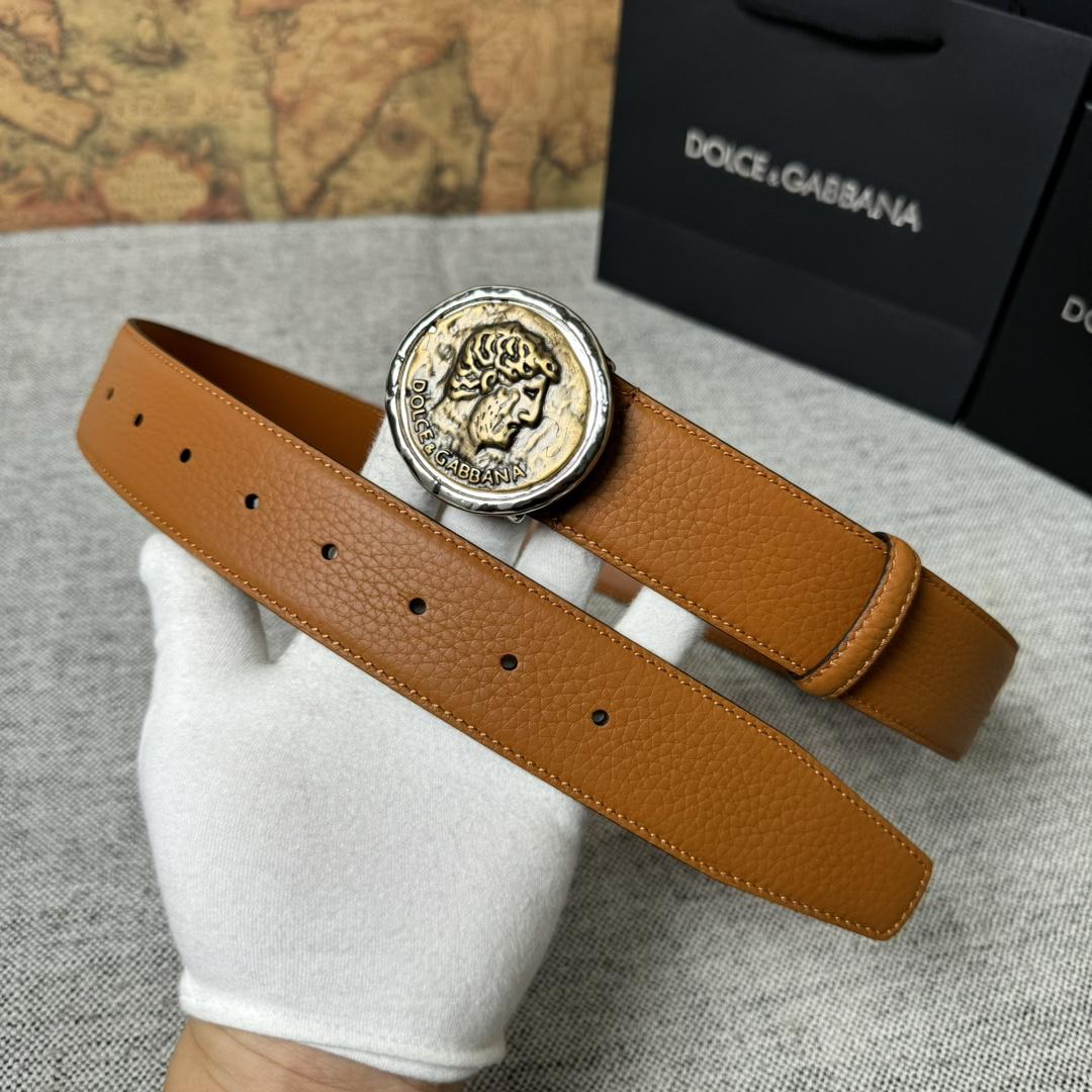 Dolce & Gabbana Leather Belt  - FashionPlug