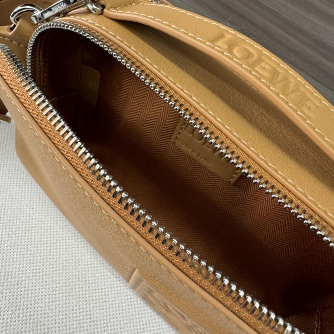 Loewe Mini Camera Crossbody Bag In Satin Calfskin - FashionPlug