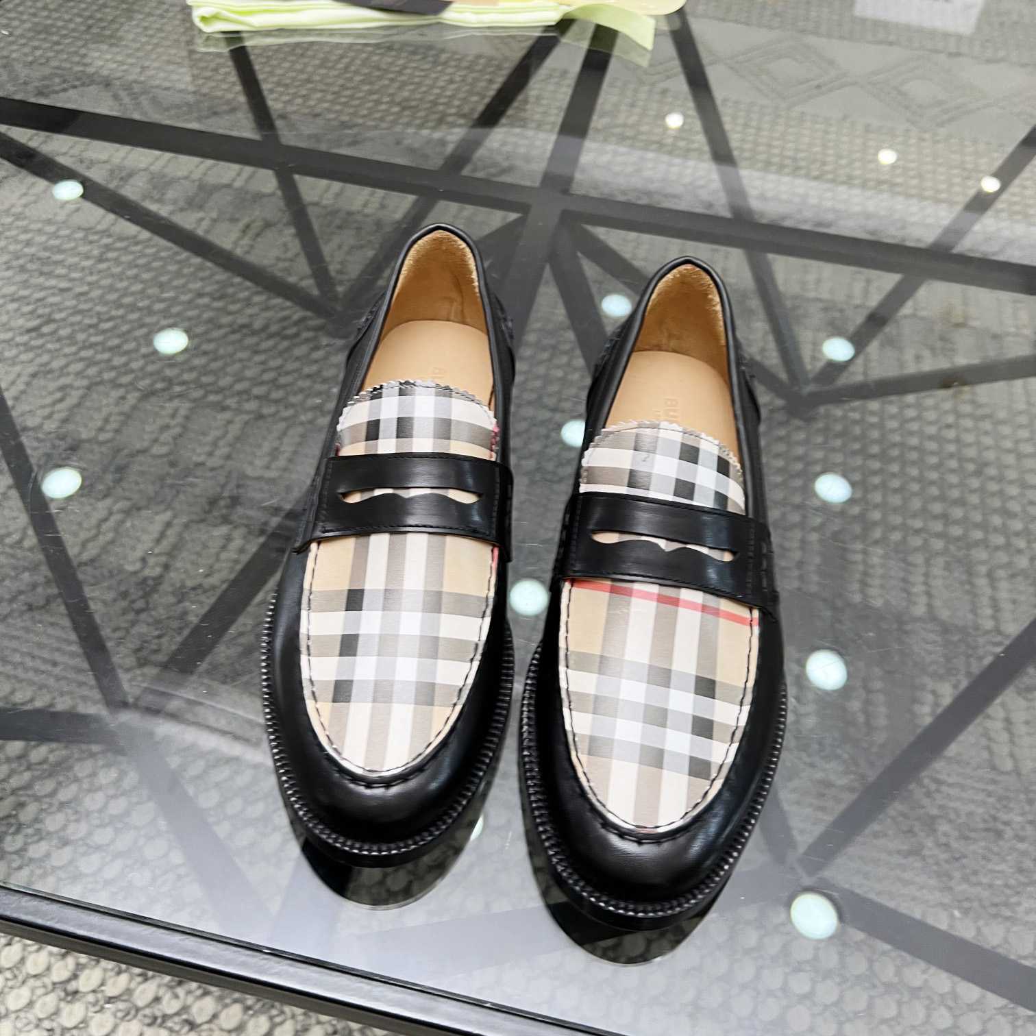 Burberry Vintage Check Penny Loafers - FashionPlug