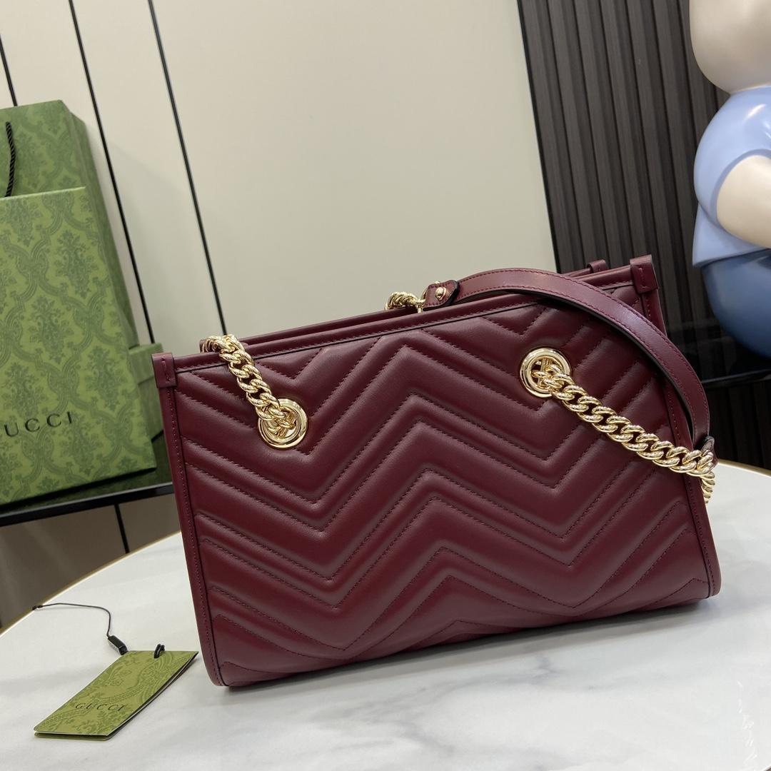 Gucci GG Marmont Small Tote Bag - FashionPlug