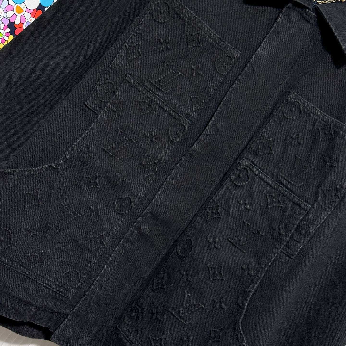 Louis Vuitton Short-Sleeved Denim Workwear Shirt 1AFVA4 - FashionPlug