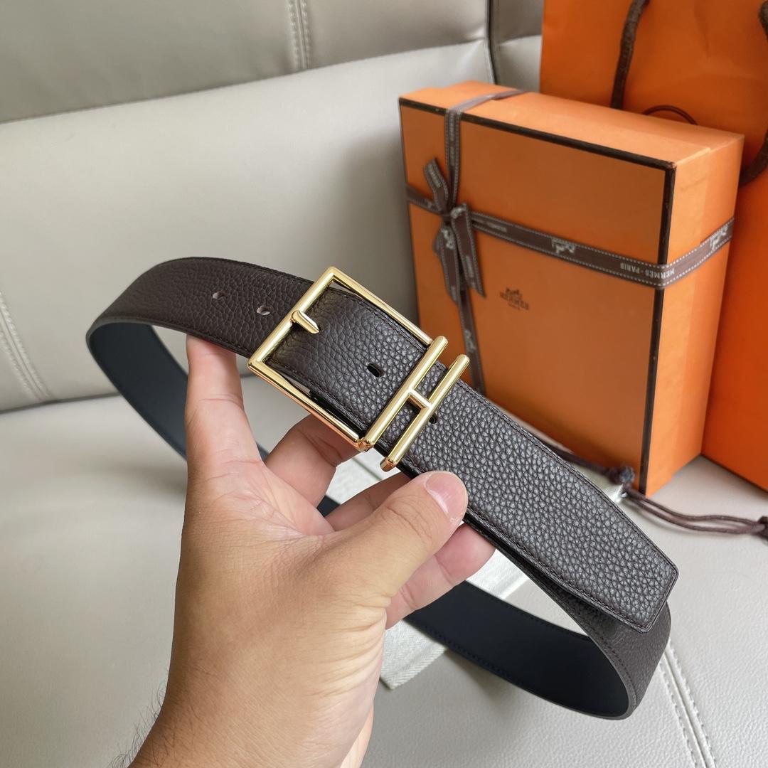 Hermes Leather Belt  38mm - FashionPlug