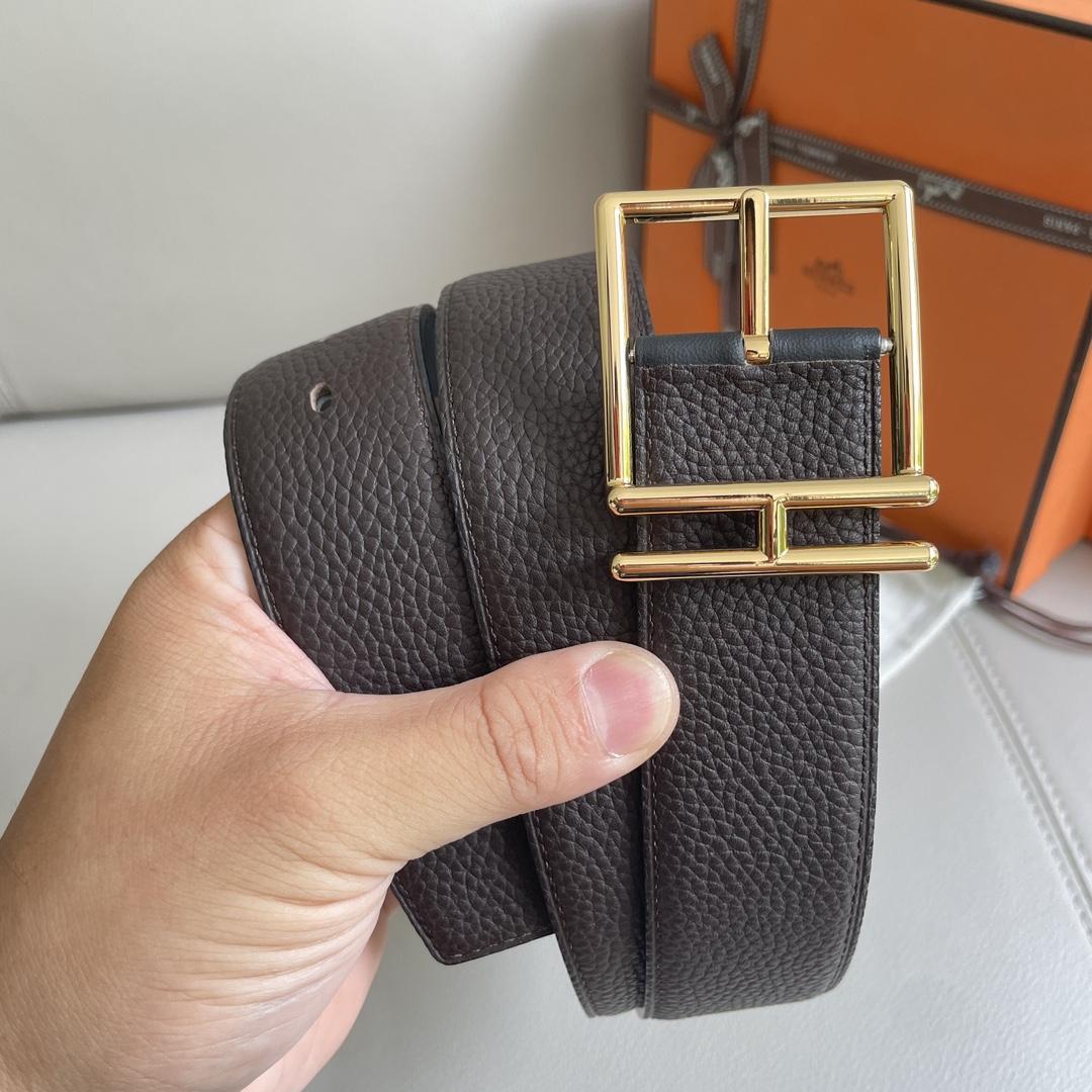 Hermes Leather Belt  38mm - FashionPlug