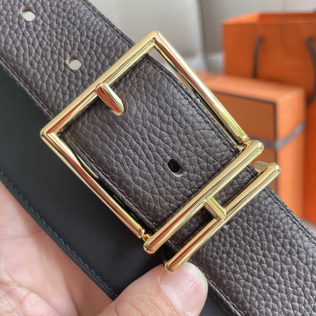 Hermes Leather Belt  38mm - FashionPlug