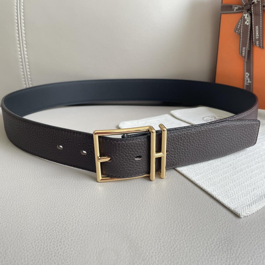 Hermes Leather Belt  38mm - FashionPlug