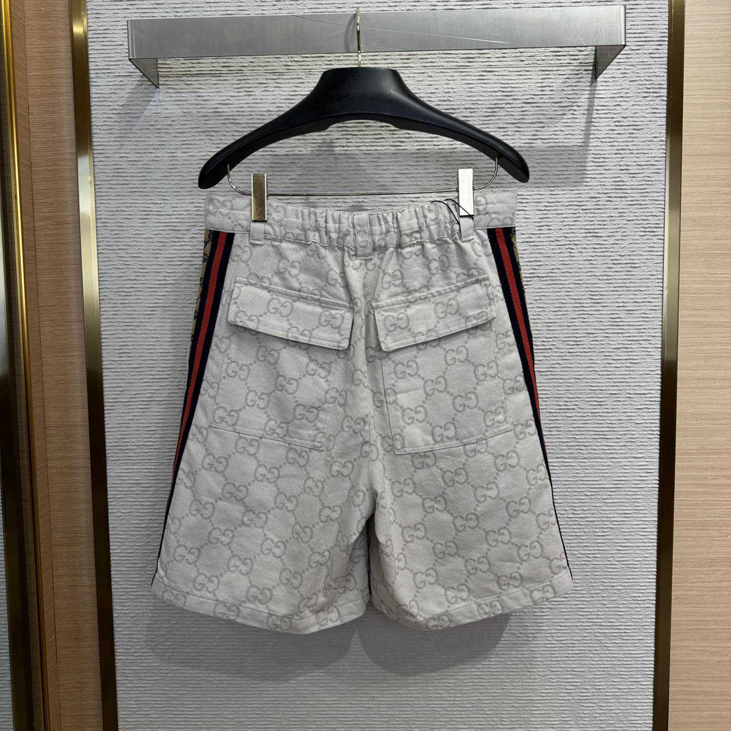 Gucci GG Cotton Jacquard Bermuda Shorts - FashionPlug