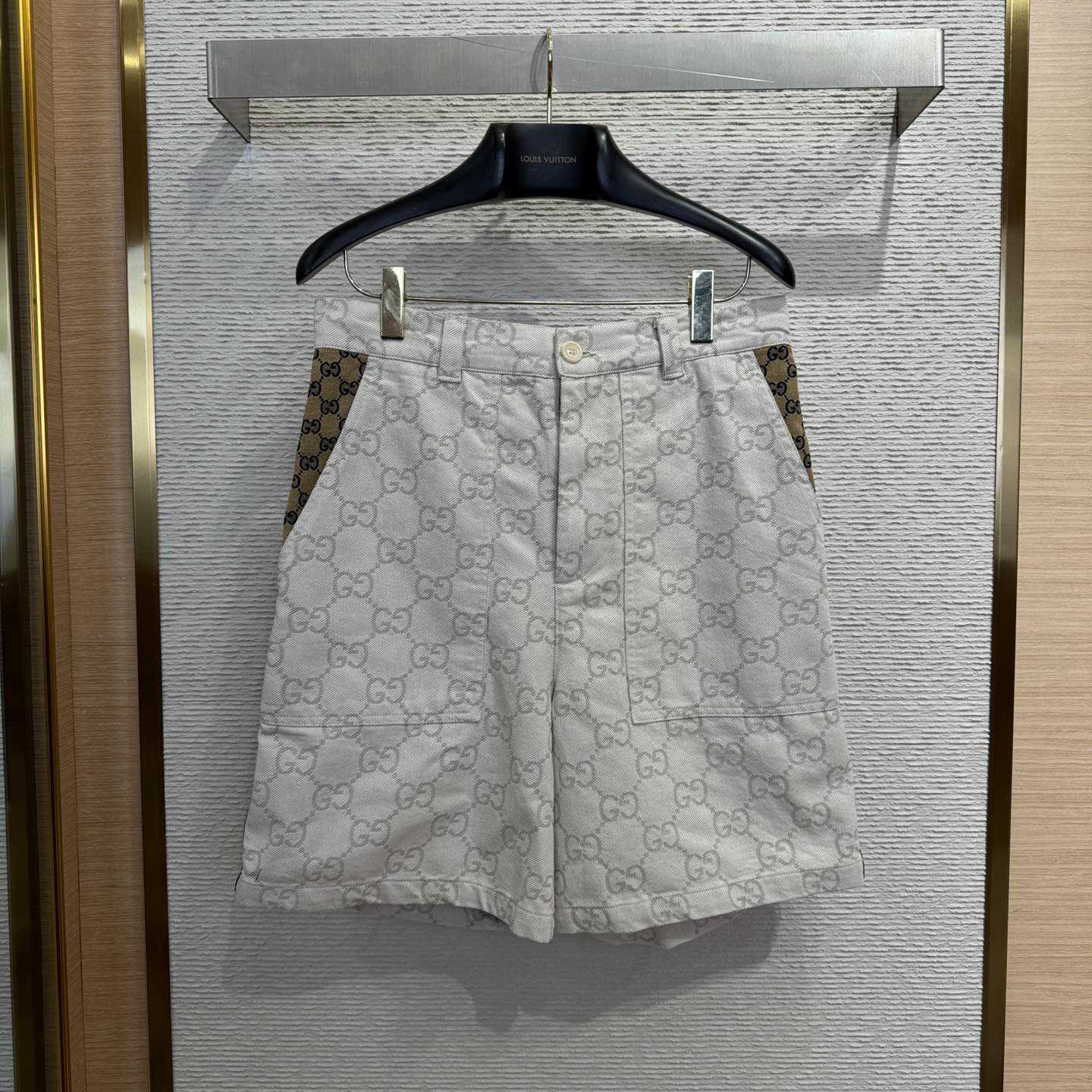 Gucci GG Cotton Jacquard Bermuda Shorts - FashionPlug