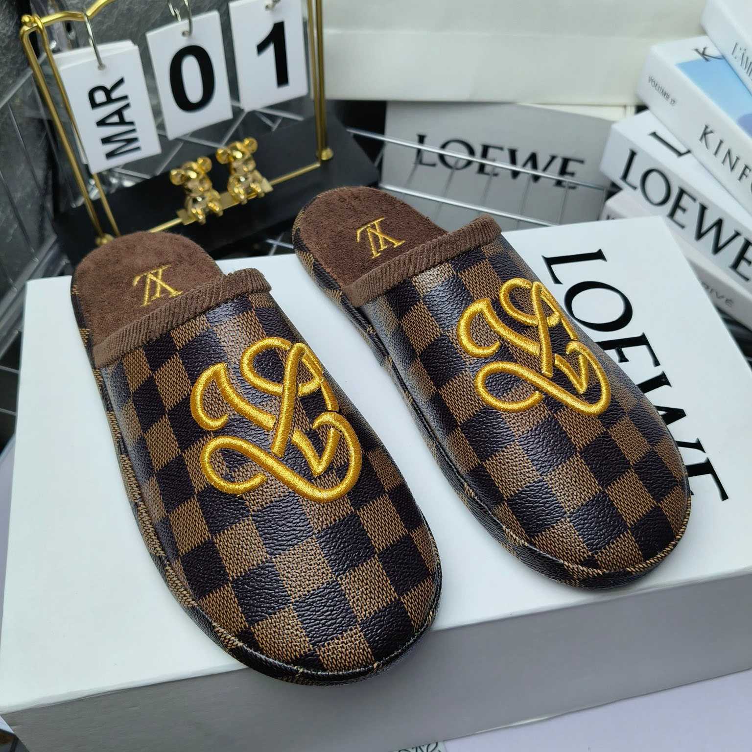 Louis Vuitton LV Palace Slipper   1ACNJ3 - FashionPlug