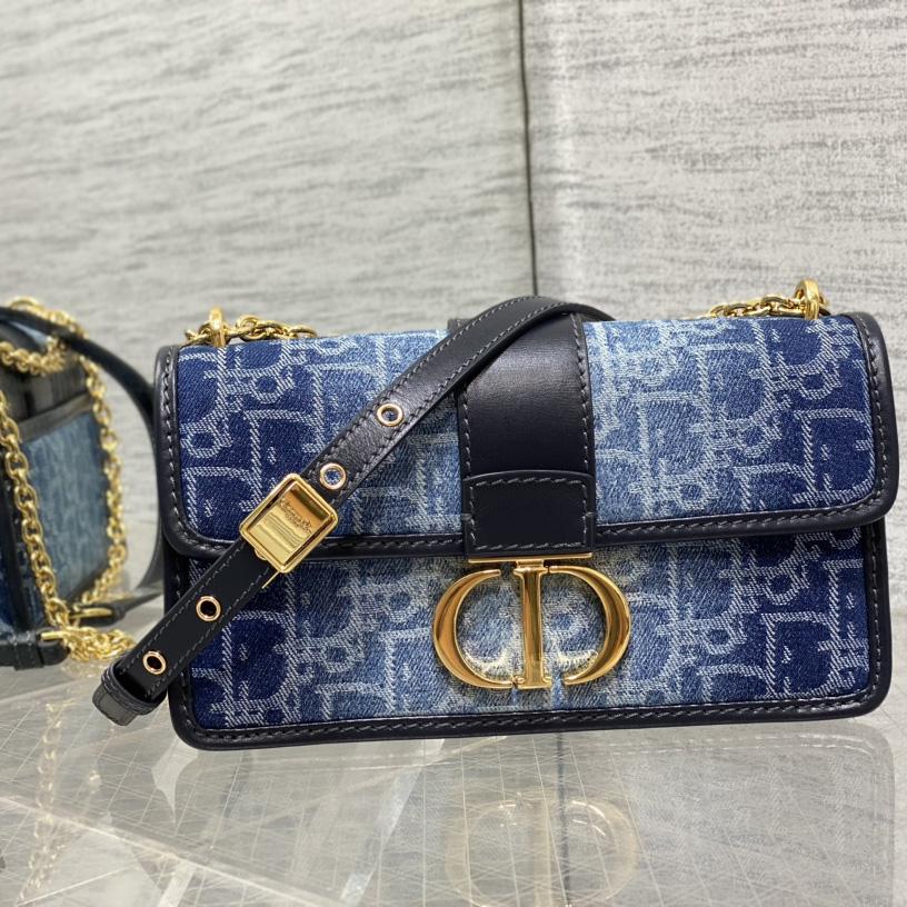 Dior 30 Montaigne East-West Bag With Chain - FashionPlug