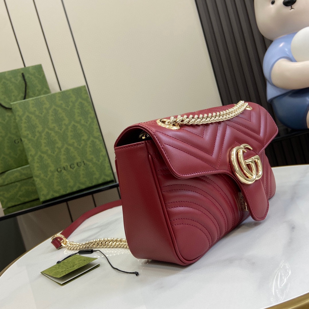 Gucci GG Marmont Small Shoulder Bag - FashionPlug