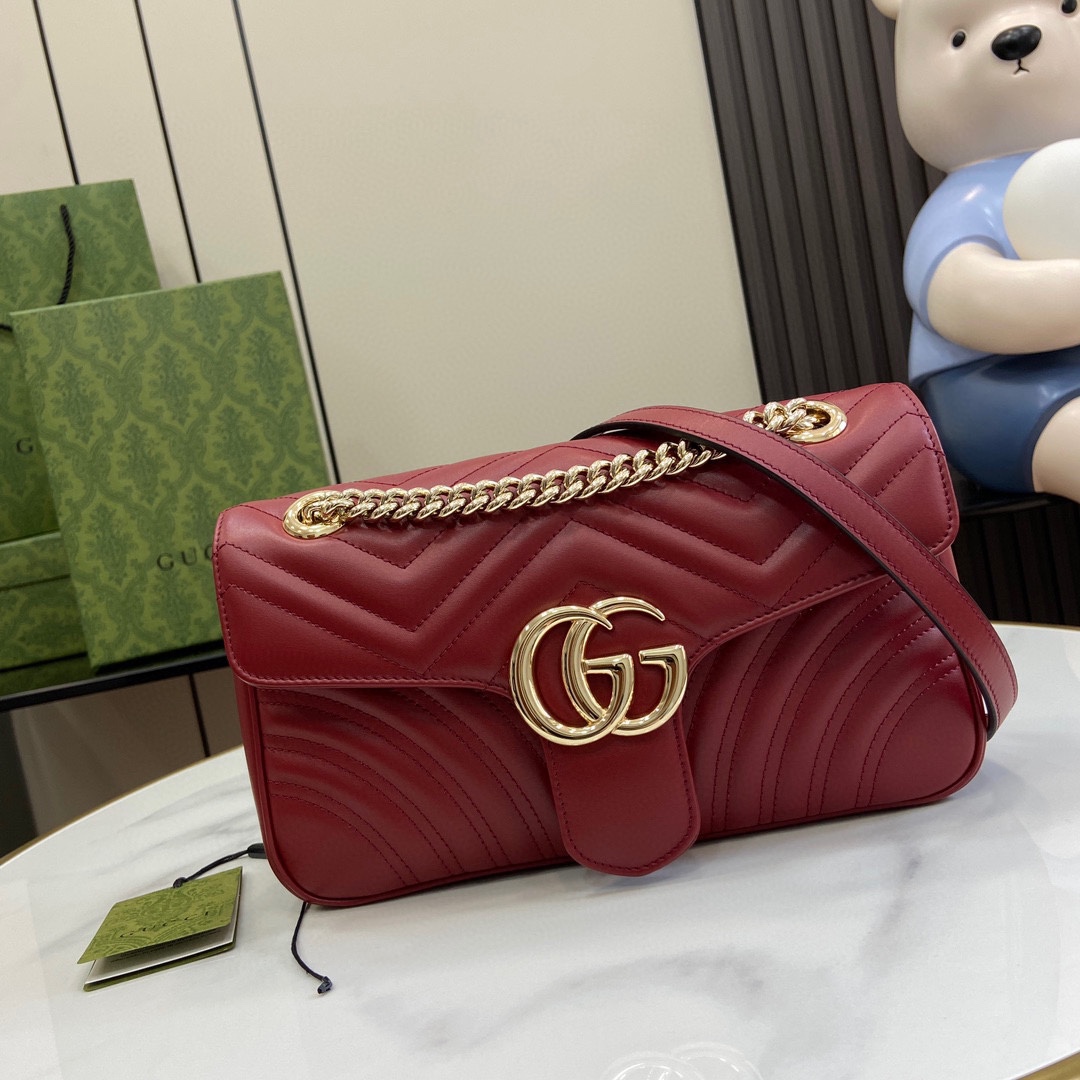 Gucci GG Marmont Small Shoulder Bag - FashionPlug