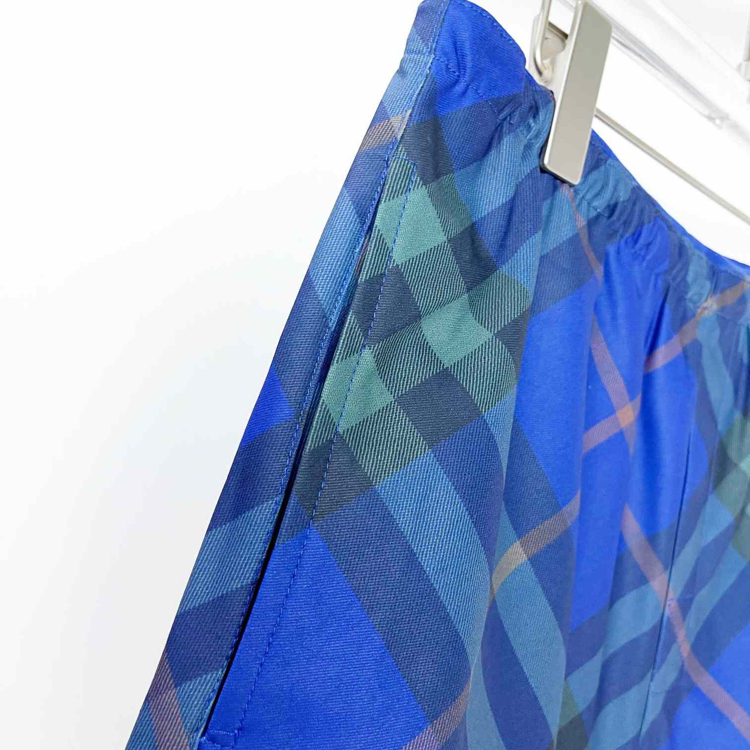 Burberry Checkered Twill Swim Shorts - FashionPlug