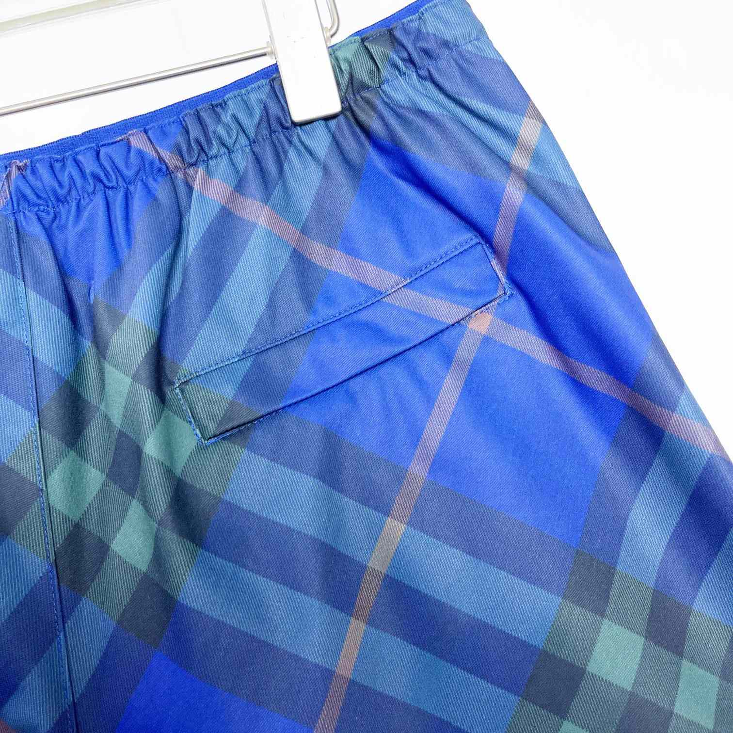 Burberry Checkered Twill Swim Shorts - FashionPlug