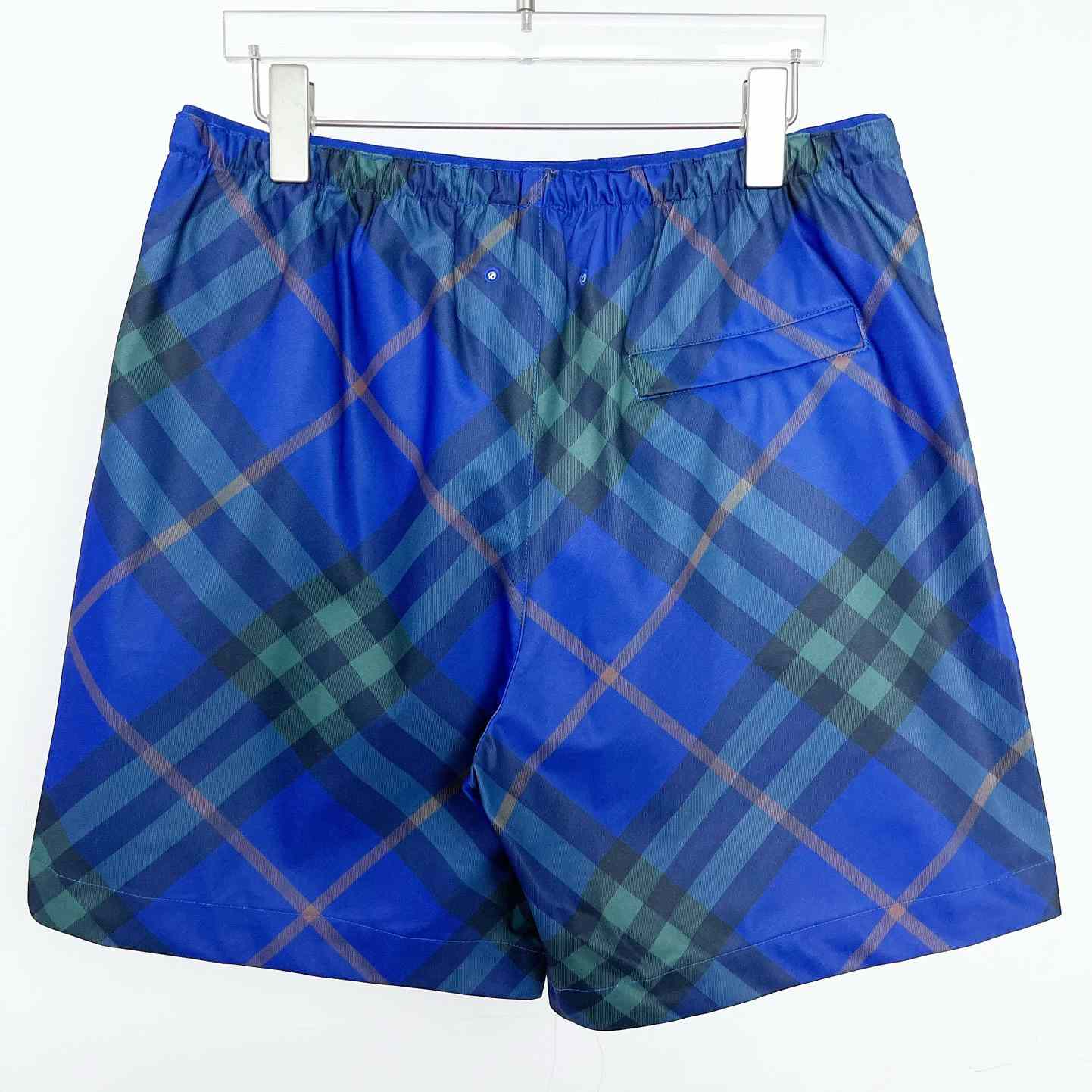 Burberry Checkered Twill Swim Shorts - FashionPlug