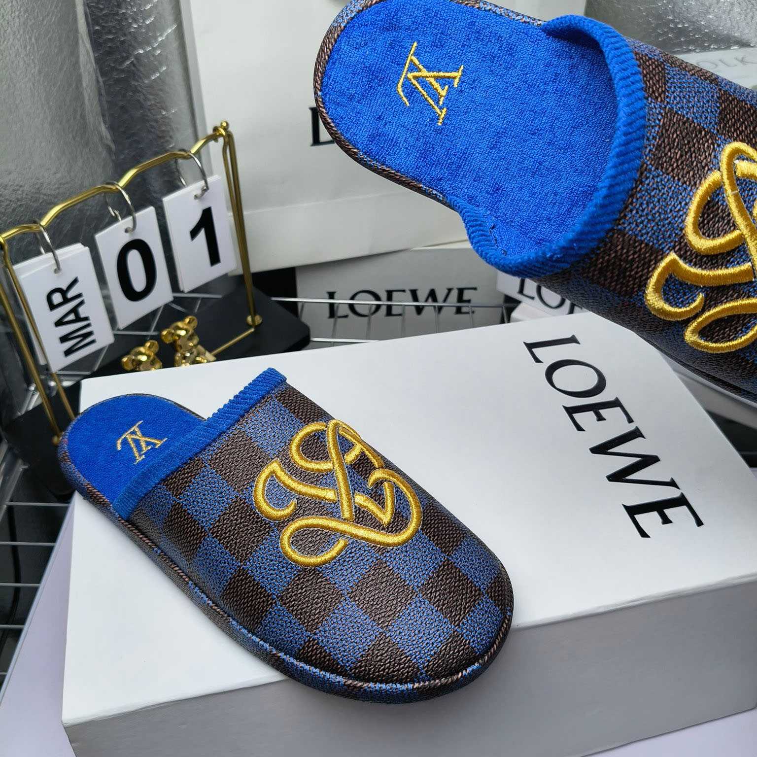 Louis Vuitton LV Palace Slipper   1ACN75 - FashionPlug