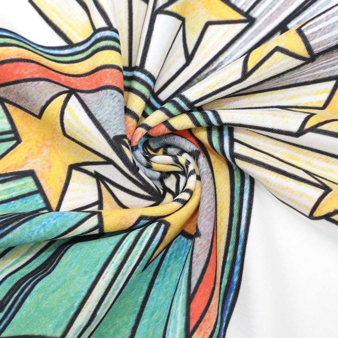 Palm Angels Rainbow Stars T-Shirt  - FashionPlug