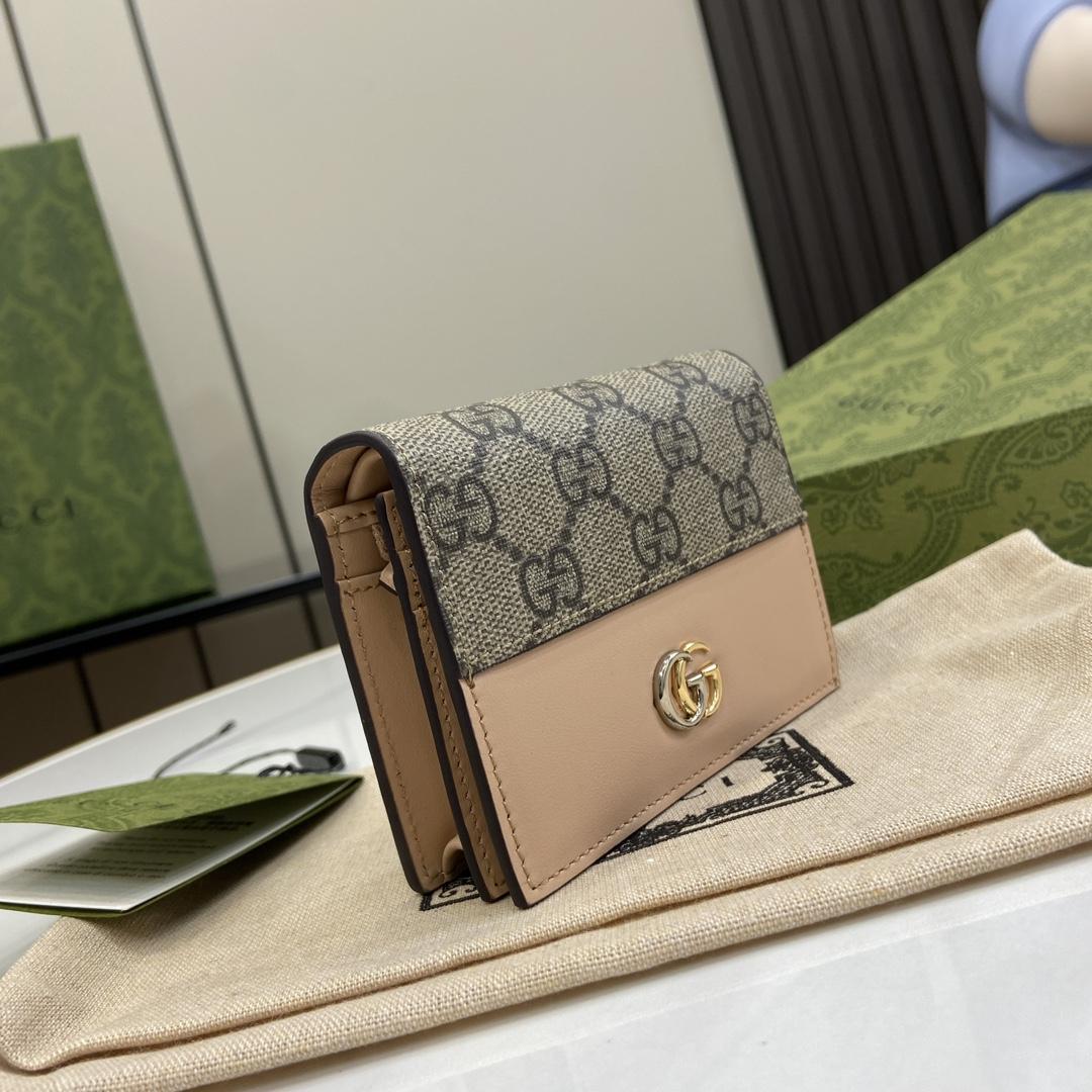 Gucci GG Marmont Card Case - FashionPlug