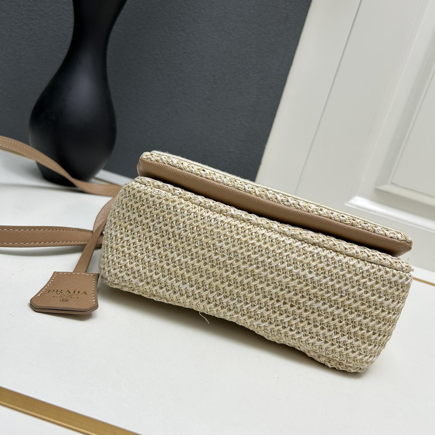 Prada Crochet Card Holder With Shoulder Strap (20x12x8cm) - FashionPlug