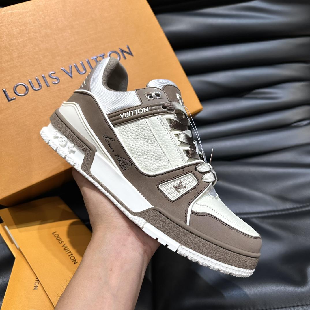 Louis Vuitton LV Trainer Sneaker   1ACWBT - FashionPlug