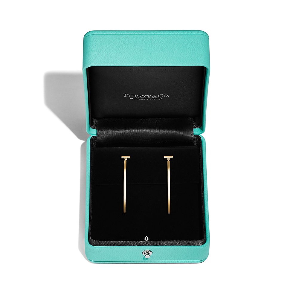 Tiffany & Co. Elongated Wire Bar Earrings - FashionPlug