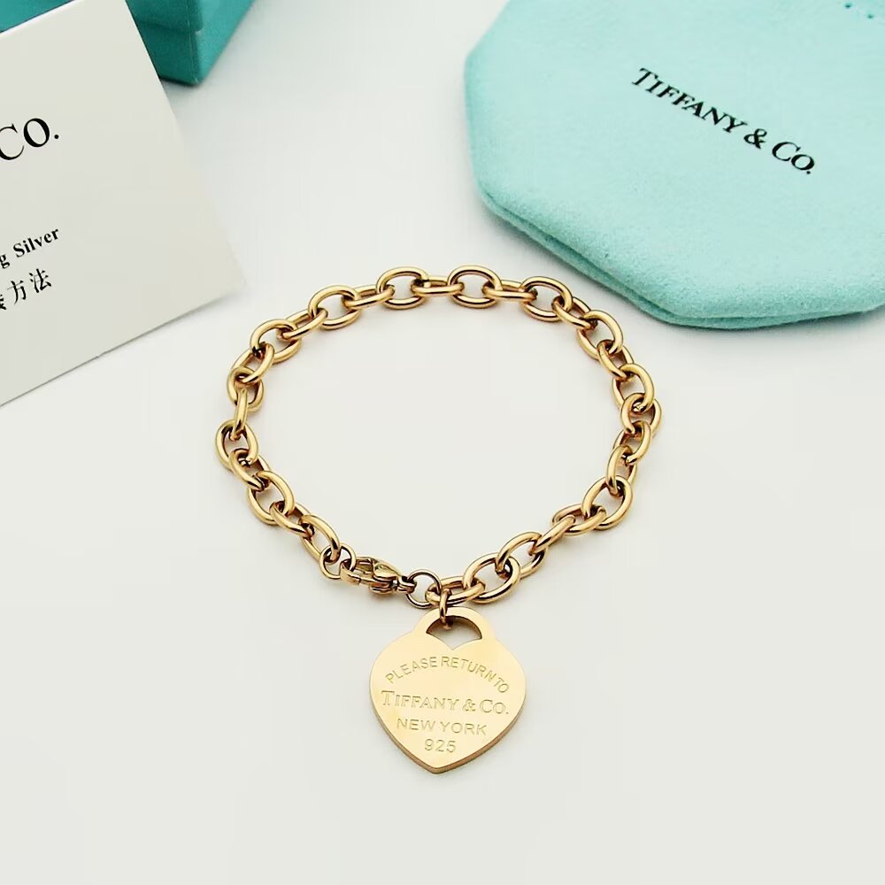 Tiffany & Co. Heart Tag Bracelet - FashionPlug