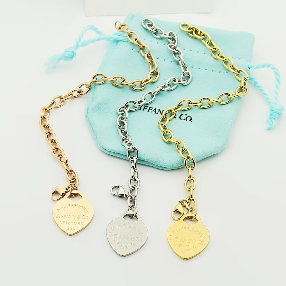 Tiffany & Co. Heart Tag Bracelet - FashionPlug