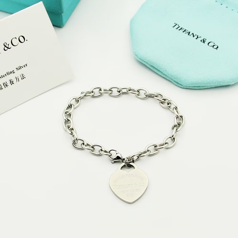 Tiffany & Co. Heart Tag Bracelet - FashionPlug
