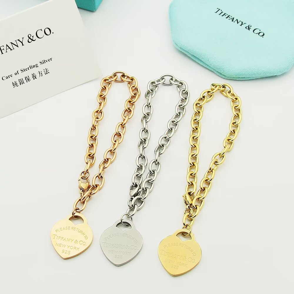 Tiffany & Co. Heart Tag Bracelet - FashionPlug
