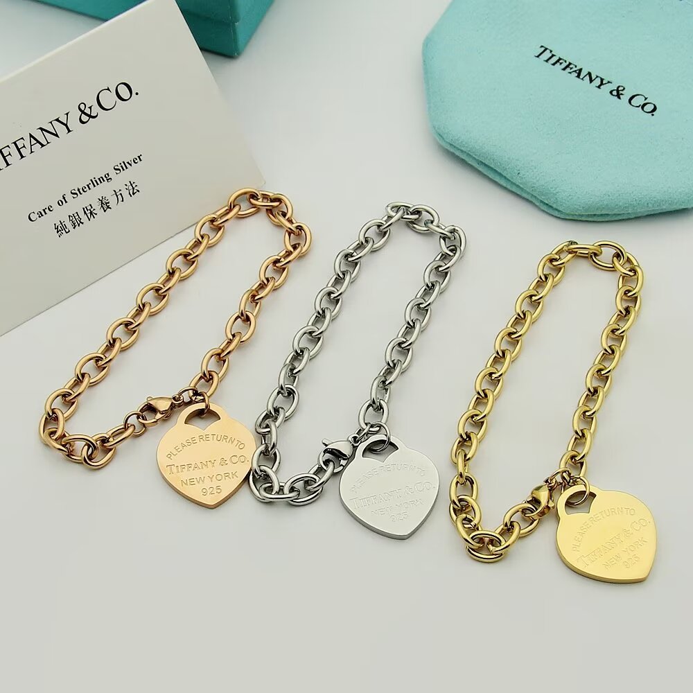 Tiffany & Co. Heart Tag Bracelet - FashionPlug