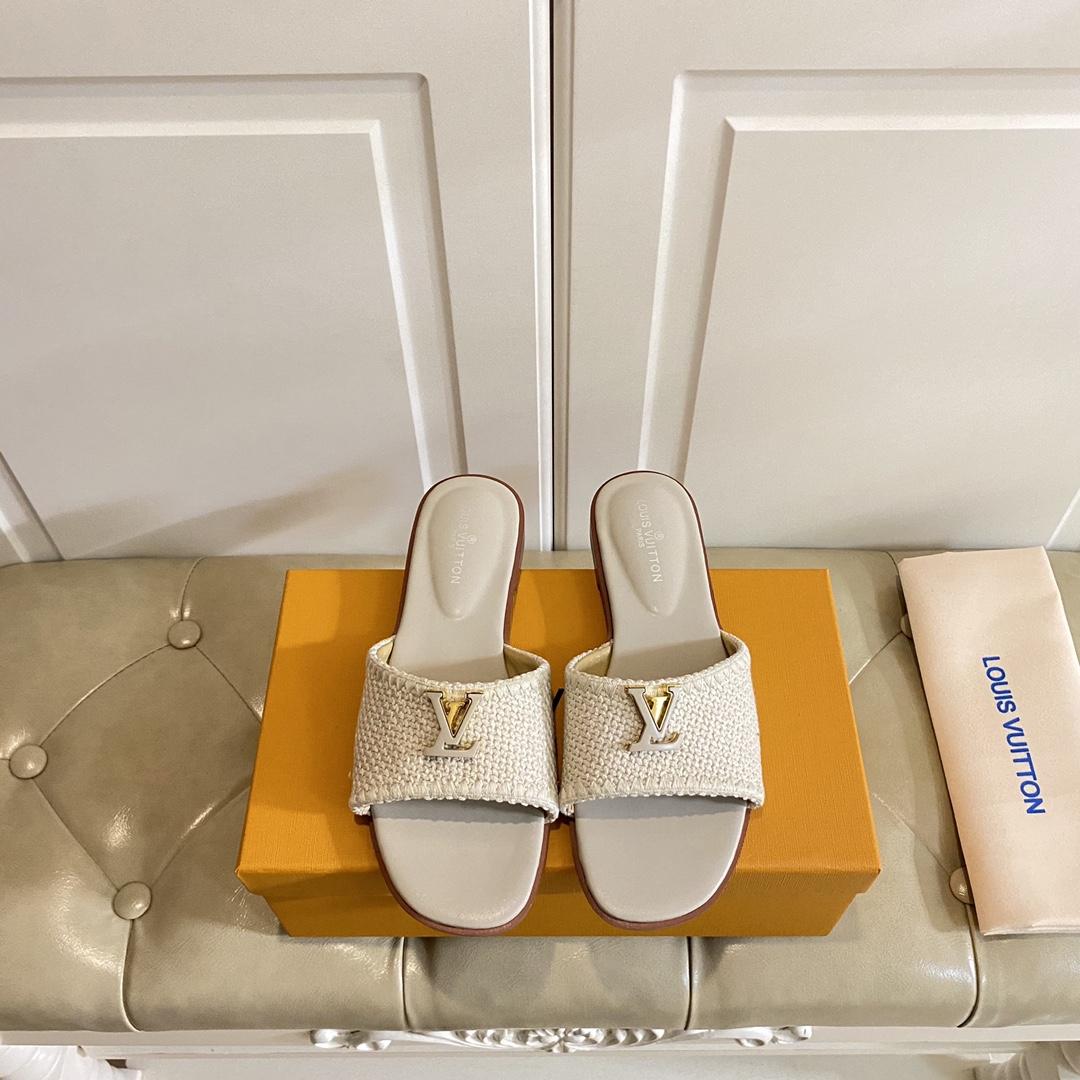 Louis Vuitton LV Capri Flat Mule   1ACZEZ - FashionPlug